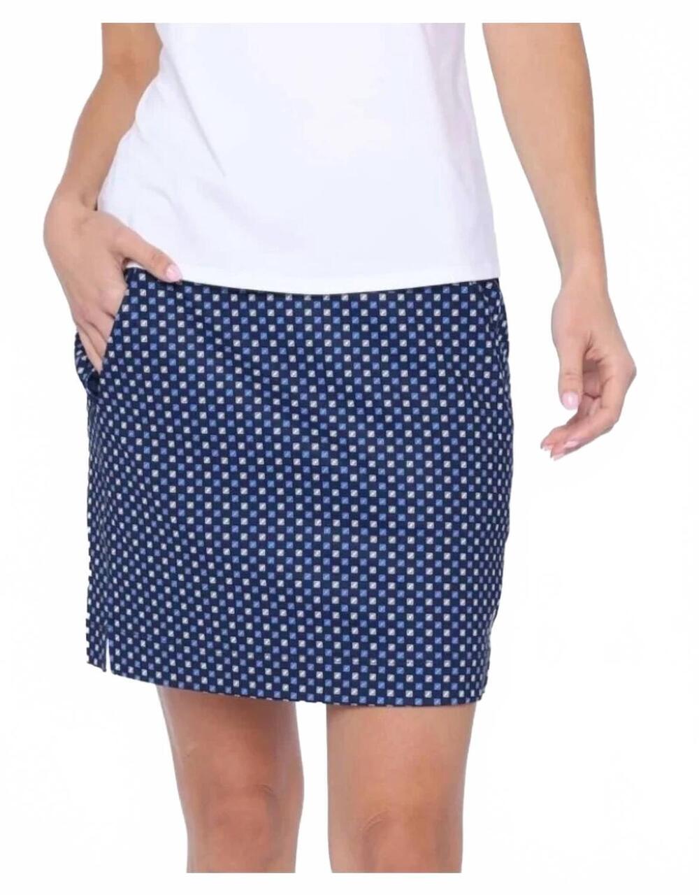 NEW BELYN KEY essential skort in marine print